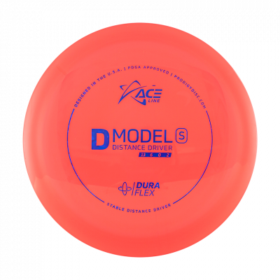 Prodigy Disc ACE Line D Model S DuraFlex Pituusdraiveri Frisbeegolfkiekko, punainen