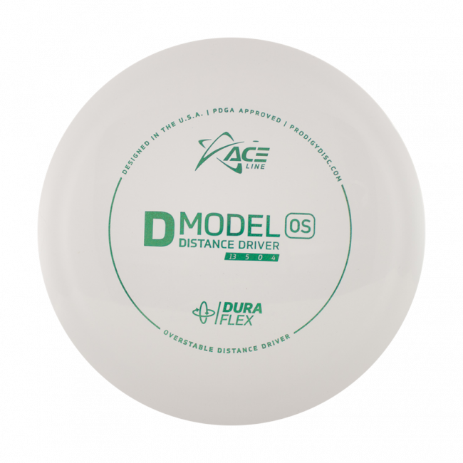 Prodigy Disc ACE Line D Model OS DuraFlex Pituusdraiveri Frisbeegolfkiekko, valkoinen