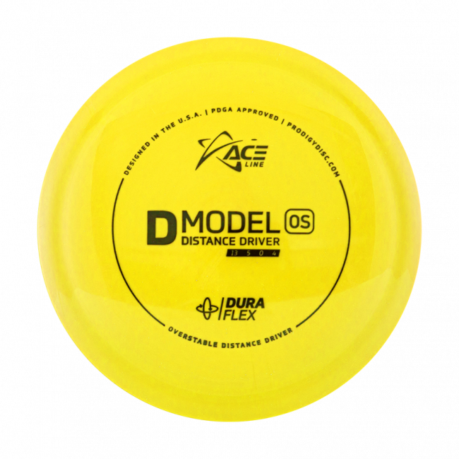 Prodigy Disc ACE Line D Model OS DuraFlex Pituusdraiveri Frisbeegolfkiekko, keltainen
