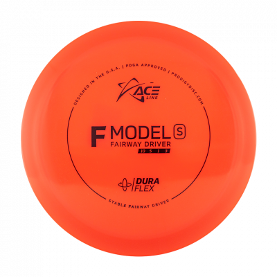 Prodigy Disc ACE Line F Model S DuraFlex Väylädraiveri Frisbeegolfkiekko, punainen