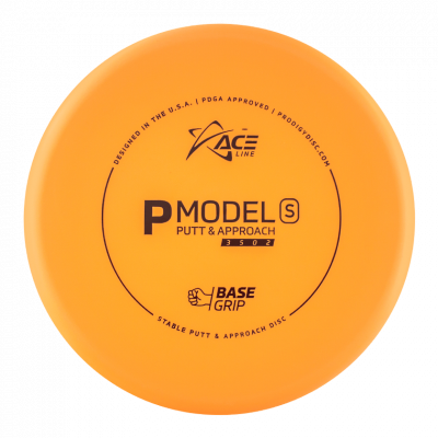 Prodigy Disc ACE Line P Model S BaseGrip Putteri Frisbeegolfkiekko, oranssi