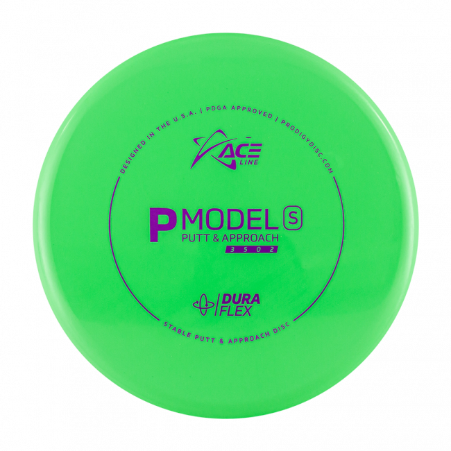 Prodigy Disc ACE Line P Model S DuraFlex Putteri Frisbeegolfkiekko, vihreä