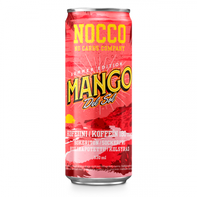 NOCCO BCAA Mango Del Sol -energiajuoma 330 ml