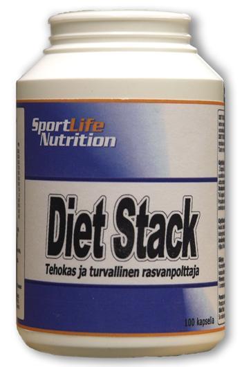 Painonpudotus-valmiste, SportLife Diet Stack 750mg / 100 kaps.