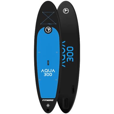 FitNord Aqua 300 SUP-lautasetti, musta/sininen (kantavuus 120 kg)