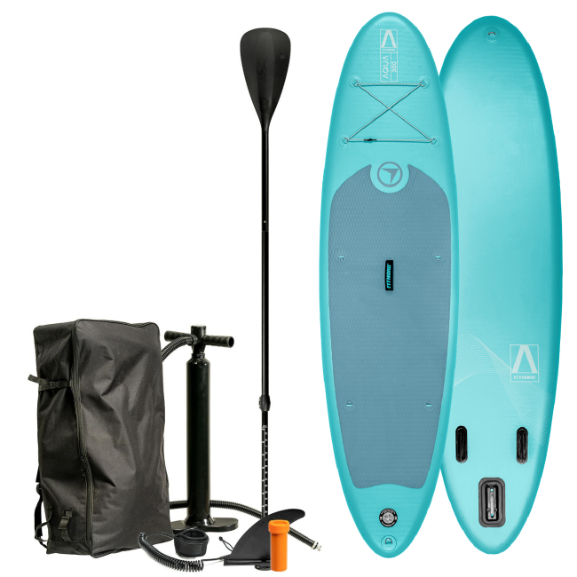 FitNord Aqua 300 SUP-lautasetti, turkoosi (kantavuus 120 kg) G2