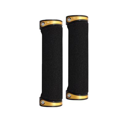 CRANKBROTHERS Cobalt grips 130 mm Black/gold pyörän ohjaustangon kahvat