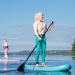 FitNord Aqua 300 SUP-lautasetti, turkoosi (kantavuus 120 kg)