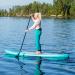 FitNord Aqua 300 SUP-lautasetti, turkoosi (kantavuus 120 kg)