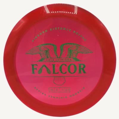 Prodigy x Airborn - Falcor 400 pituusdraiveri Frisbeegolfkiekko, punainen