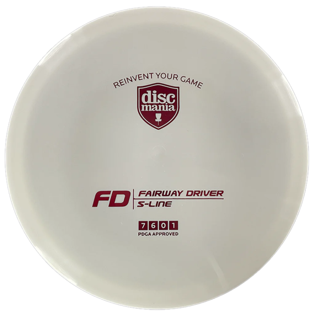 Discmania S-line FD Väylädraiveri Frisbeegolfkiekko, valkoinen