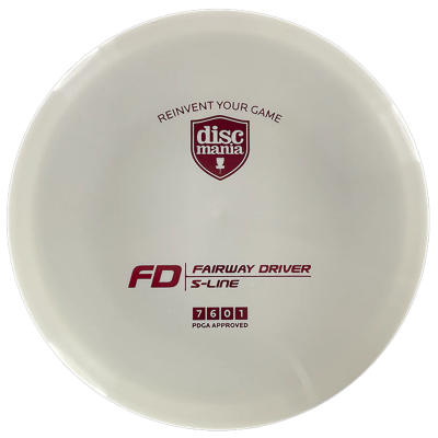 Discmania S-line FD Väylädraiveri Frisbeegolfkiekko, valkoinen