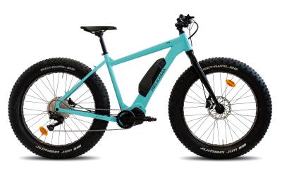 Helkama FE10 Sähköfatbike, Turkoosi (504 Wh akku)