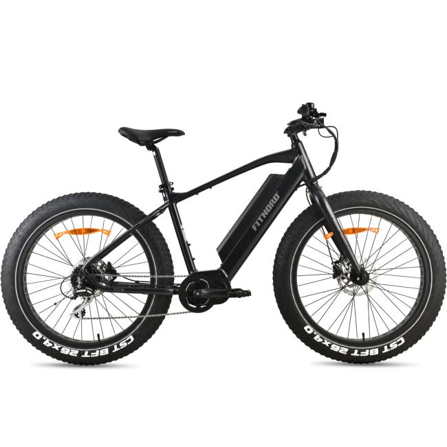FitNord Rumble 500 Sähköfatbike 2023, musta (720 Wh tehoakku)