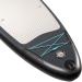 FitNord Aqua 330 SUP-lautasetti 2023, musta (kantavuus 150 kg, lasikuitumela)