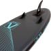 FitNord Aqua 330 SUP-lautasetti 2023, musta (kantavuus 150 kg, lasikuitumela)