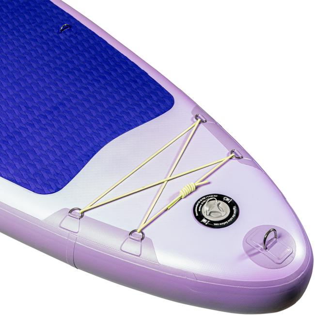 FitNord Aqua 330 SUP-lautasetti 2023, laventeli (kantavuus 150 kg, lasikuitumela)