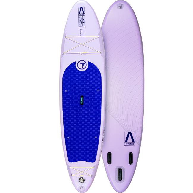 FitNord Aqua 330 SUP-lautasetti 2023, laventeli (kantavuus 150 kg, lasikuitumela)