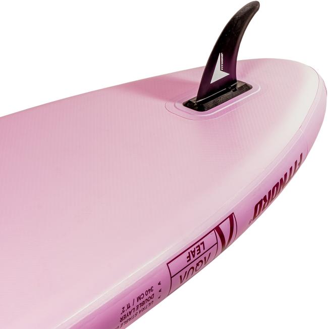 FitNord Aqua Leaf 340 SUP-lautasetti, pinkki (kantavuus 200 kg, lasikuitumela)