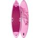 FitNord Aqua Leaf 340 SUP-lautasetti 2023, pinkki (kantavuus 200 kg, lasikuitumela)