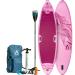 FitNord Aqua Leaf 340 SUP-lautasetti 2023, pinkki (kantavuus 200 kg, lasikuitumela)