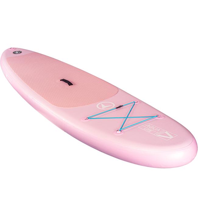 FitNord Aqua Lite SUP-lautasetti 2023, vaaleanpunainen (kantavuus 110 kg)