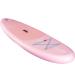FitNord Aqua Lite SUP-lautasetti 2023, vaaleanpunainen (kantavuus 110 kg)