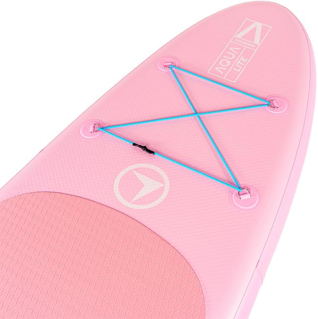 FitNord Aqua Lite SUP-lautasetti 2023, vaaleanpunainen (kantavuus 110 kg)