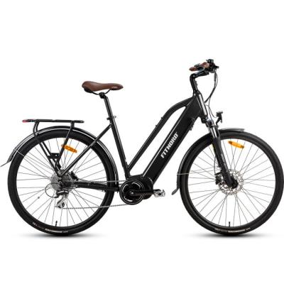**AVATTU PAKKAUS** FitNord Ava 500 Sähköpyörä 2023, musta (630 Wh tehoakku)
