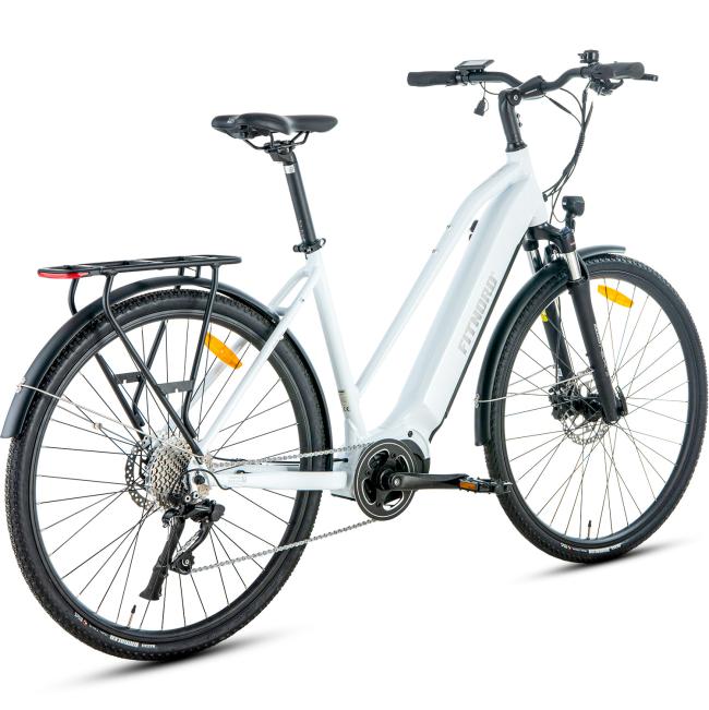 FitNord Ava 700 Sähköpyörä 2023, valkoinen (720 Wh tehoakku)