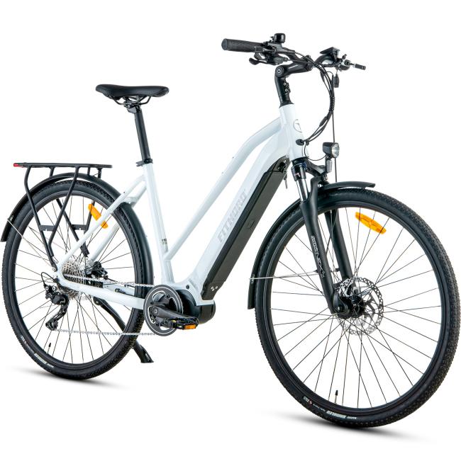 FitNord Ava 700 Sähköpyörä 2023, valkoinen (720 Wh tehoakku)