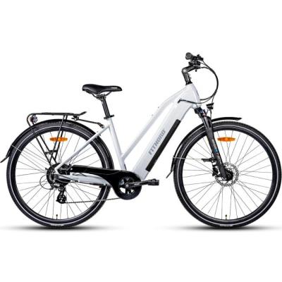 **VALMIIKSI KASATTU** FitNord Ava 300 Sähköpyörä 2023, valkoinen (720 Wh tehoakku) (Runko 51 cm, renkaat 28")
