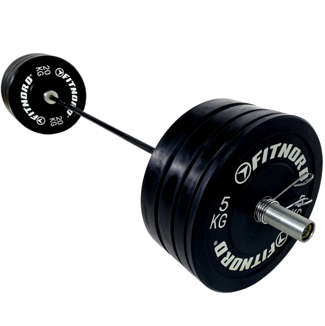 Levytankosarja 115 kg Bumper Black, FitNord