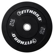 FitNord Bumper Black Levypaino 20 kg
