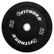 FitNord Bumper Black Levypaino 25 kg