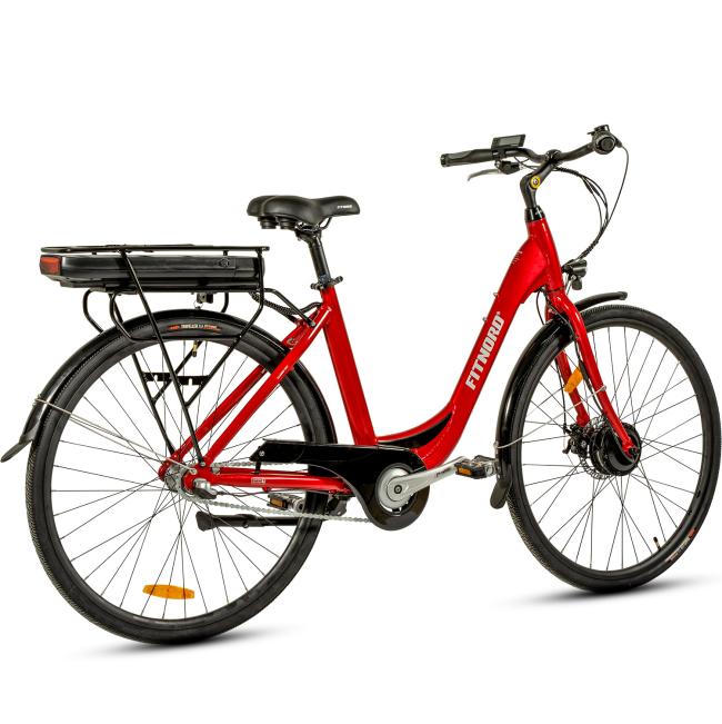FitNord Classic 200 Sähköpyörä 2023, punainen (540Wh tehoakku)