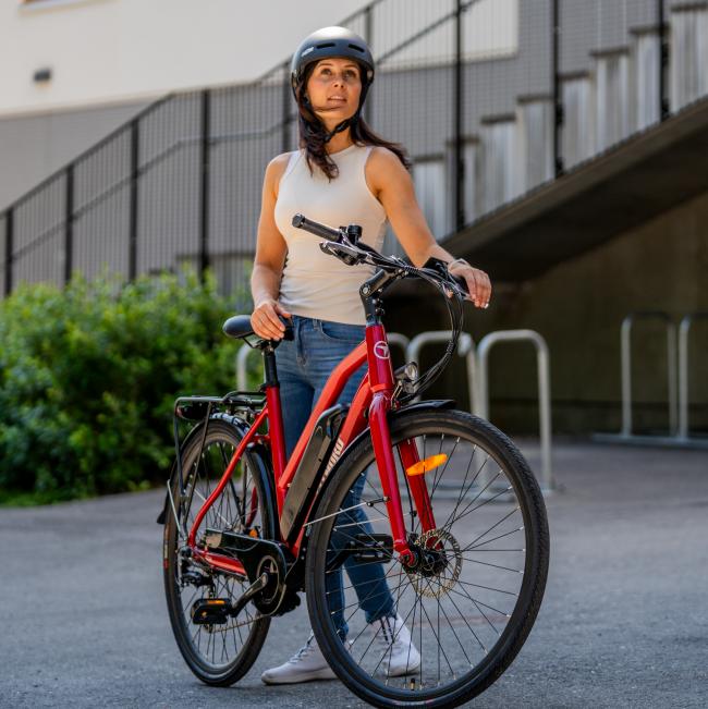 FitNord Ava 200 Sähköpyörä 2023, punainen (540 Wh akku)