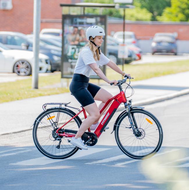 FitNord Ava 300 Sähköpyörä 2023, punainen (720Wh tehoakku)