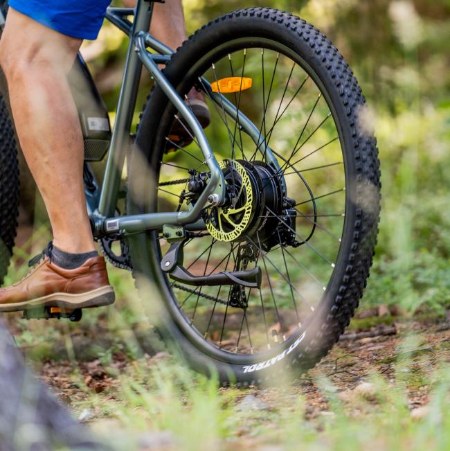FitNord Ranger 200 Sähkömaastopyörä 2023, vihreä (540Wh akku)