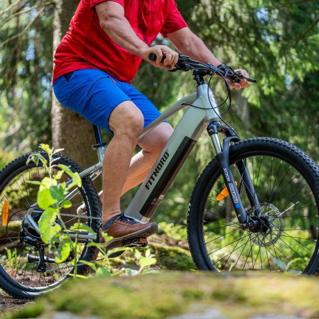 FitNord Ranger 300 Sähkömaastopyörä 2023, minttu (720Wh tehoakku)