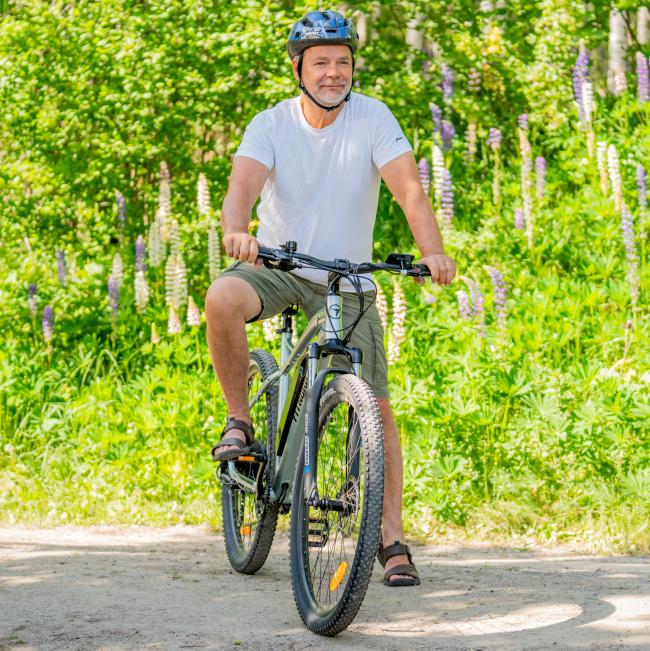 FitNord Ranger 200 Sähkömaastopyörä 2023, minttu (540Wh akku)
