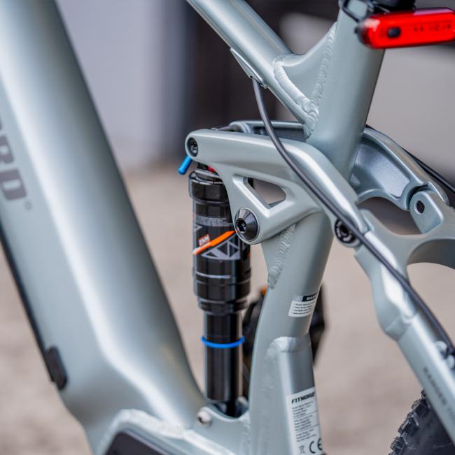 FitNord Ranger 700FS Täysjousto sähkömaastopyörä 2023, minttu (720 Wh tehoakku)