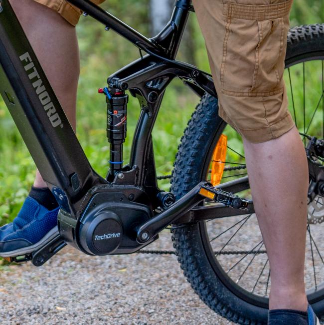 FitNord Ranger 700FS Sähkömaastopyörä 2023, musta (720 Wh tehoakku)