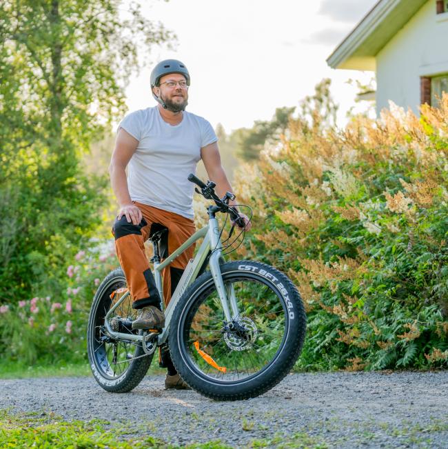 FitNord Rumble 300 Sähköfatbike 2023, minttu (720 Wh tehoakku)