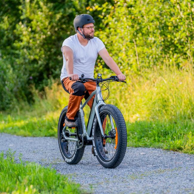 FitNord Rumble 500 Sähköfatbike 2023, minttu (720 Wh tehoakku)