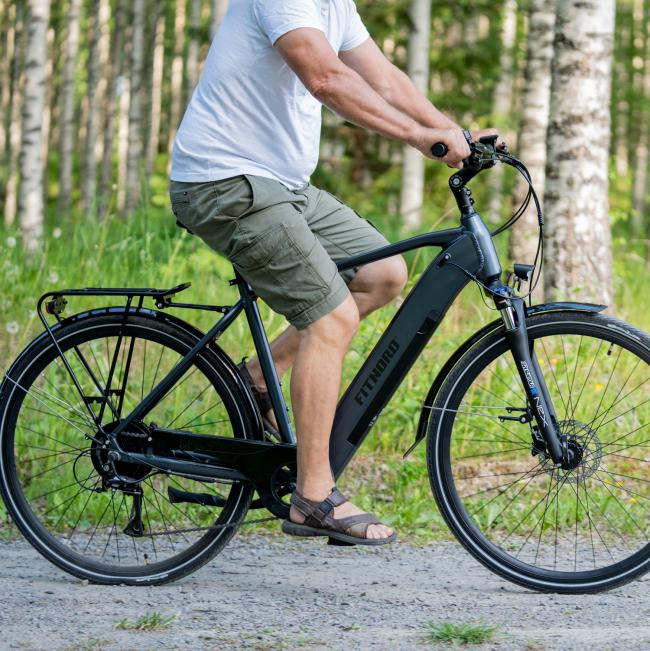 FitNord Venture 300 Sähköpyörä 2023, grafiitti (720Wh tehoakku)