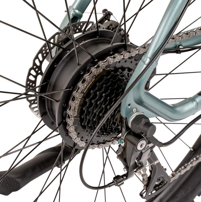 FitNord Ranger 200 Sähkömaastopyörä 2023, vihreä (540Wh akku)