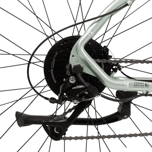FitNord Ranger 200 Sähkömaastopyörä 2023, minttu (540Wh akku)
