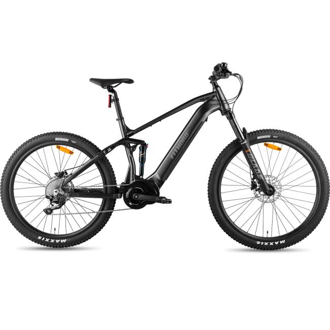 FitNord Ranger 700FS Sähkömaastopyörä 2023, musta (720 Wh tehoakku)