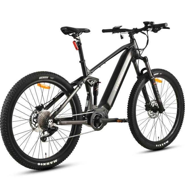 FitNord Ranger 700FS Sähkömaastopyörä 2023, musta (720 Wh tehoakku)